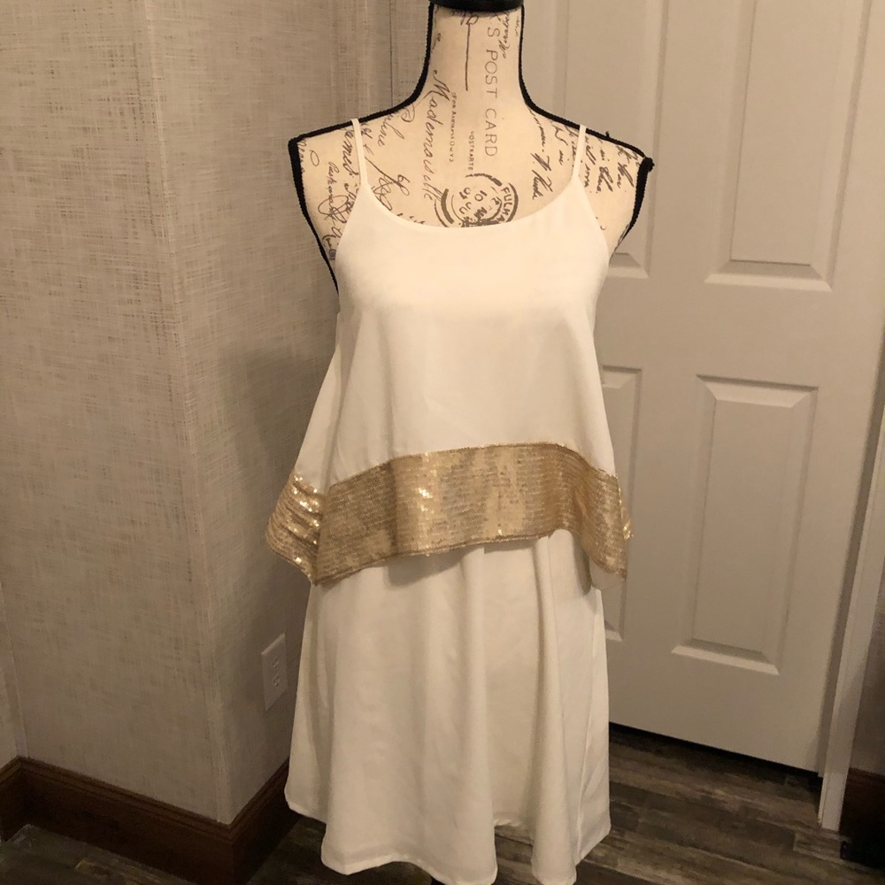 Anthropologie croptop dress S
